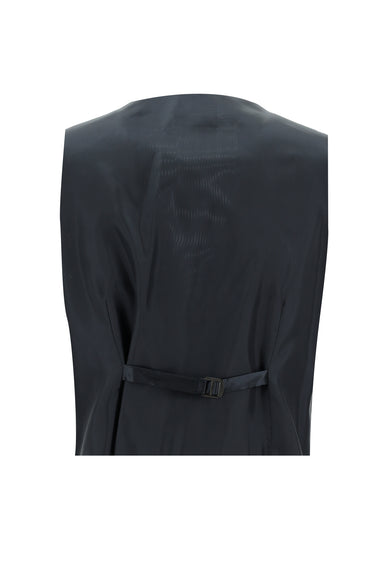 Koyu Kahve Slim Fit Dar Kesim Kombinli Yelekli Takım Elbise