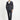 Orta Antrasit Super Slim Fit Ekstra Dar Kesim Kareli Yünlü Kruvaze Takım Elbise