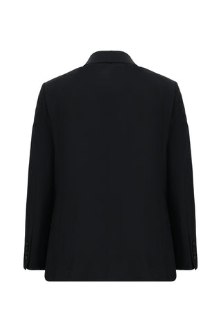  Siyah Regular Fit Klasik Desenli Takım Elbise