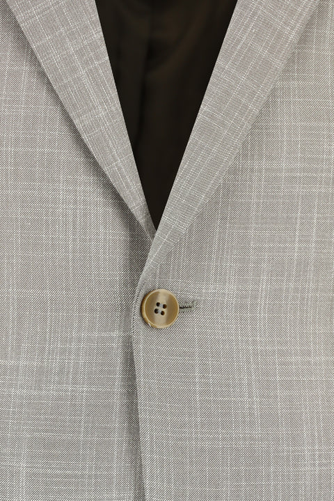 Açık Vizon 7 Drop Slim Fit Dar Kesim Desenli Takım Elbise