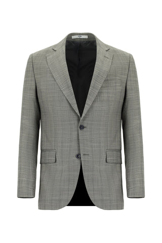  Küf Yeşili Regular Fit Klasik Ekose Takım Elbise