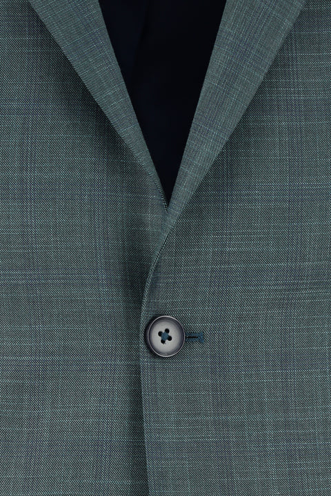 Dark Green 6 Drop Regular Fit Standard Cut Plaid Suit