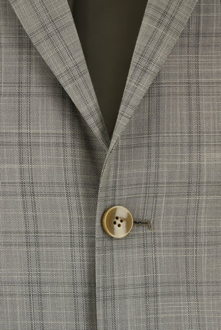  Orta Vizon Regular Fit Klasik Ekose Takım Elbise