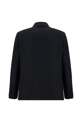 Koyu Lacivert 4 Drop Relaxed Fit Rahat Kesim Ekose Takım Elbise