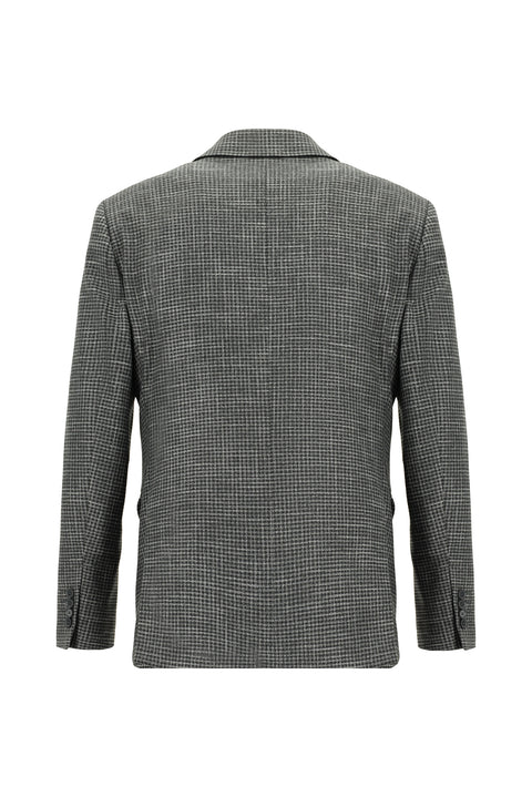 Koyu Füme 7 Drop Slim Fit Dar Kesim Kombinli Yelekli Takım Elbise