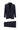 Koyu Lacivert Slim Fit Dar Kesim Yünlü Klasik Ekose Takım Elbise
