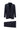 Koyu Lacivert Slim Fit Dar Kesim Yünlü Klasik Ekose Takım Elbise