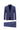  Orta Lacivert Slim Fit Dar Kesim Yünlü Ekose Gofre Takım Elbise