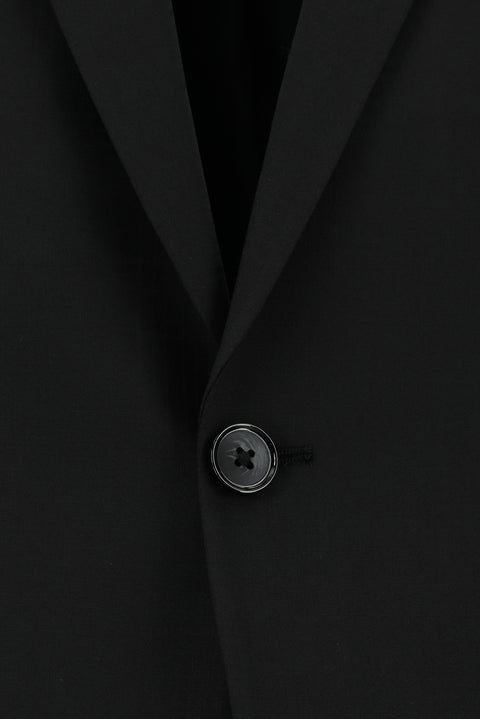 Siyah 6 Drop Regular Fit Standart Kesim Yünlü Ekose Takım Elbise