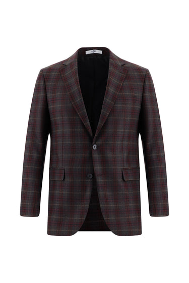  Küf Yeşili Regular Fit Yünlü Kombinli Takım Elbise