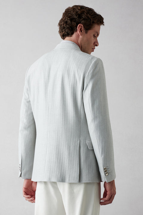 Medium Gray 6 Drop Regular Fit Standard Cut Blazer Jacket