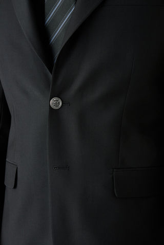  Siyah 6 Drop Regular Fit Standart Kesim Mono Yaka Blazer Ceket