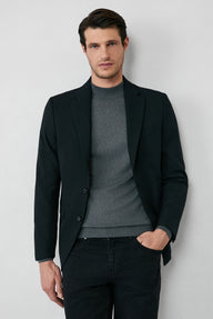 Light Beige 6 Drop Regular Fit Standard Cut Wool Patterned Sport Jacket