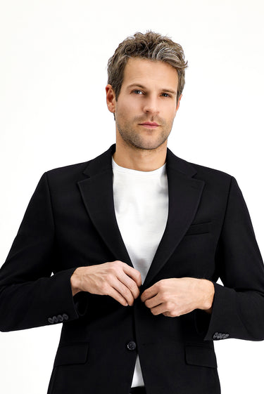  Siyah Regular Fit Klasik Ceket