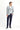  Orta Gri Slim Fit Dar Kesim Klasik Ceket