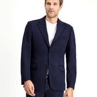 Dark Navy 6 Drop Regular Fit Standard Cut Seasonal Classic Jacket