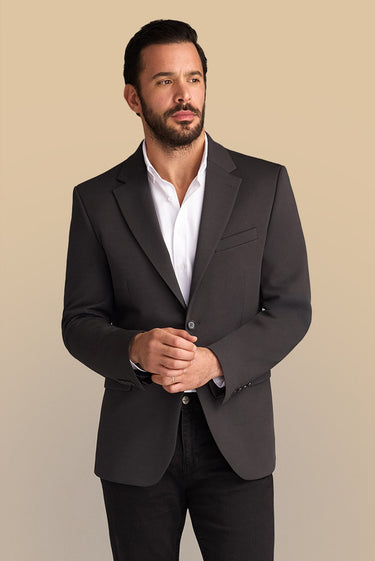  Koyu Antrasit Slim Fit Dar Kesim Klasik Ceket