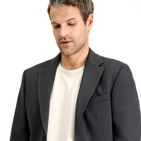 Dark Anthracite 6 Drop Regular Fit Standard Cut Seasonal Classic Jacket