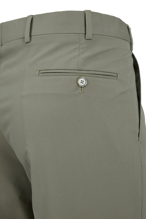 Light Mink 8 Drop Long Slim Fit Classic Fabric Trousers