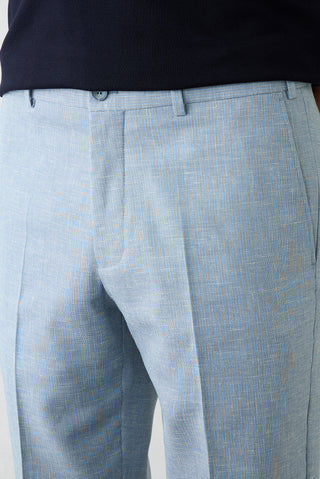  Açık Mavi 4 Drop Relaxed Fit Rahat Kesim Klasik Pantolon