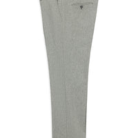 Orta Gri Relaxed Fit Rahat Kesim Tokalı Yünlü Flanel Klasik Pantolon