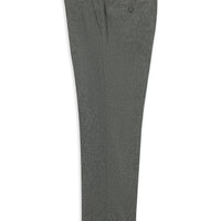 Orta Füme Relaxed Fit Rahat Kesim Tokalı Yünlü Flanel Klasik Pantolon