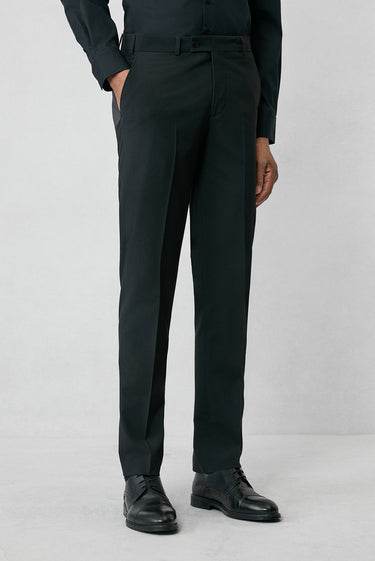  Siyah 7 Drop Slim Fit Dar Kesim Klasik Kumaş Pantolon