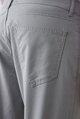  Açık Gri Slim Fit Dar Kesim Likralı 5 Cep Kanvas / Chino Pantolon