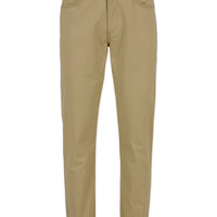 Mid Beige Relaxed Fit Canvas / Chino Trousers