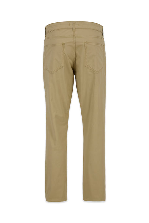 Mid-Beige Slim Fit Canvas / Chino Trousers