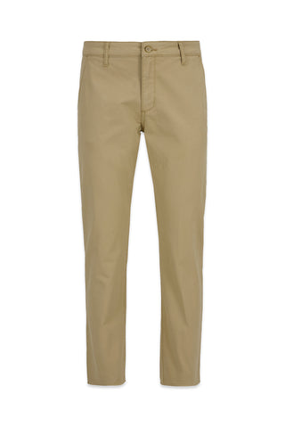  Orta Bej Slim Fit Dar Kesim Yandan Cep Kanvas / Chino Pantolon