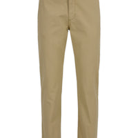 Mid Beige Regular Fit Standard Cut Canvas / Chino Trousers