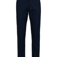 Orta Lacivert Relaxed Fit Rahat Kesim Yan Cepli Kanvas / Chino Pantolon