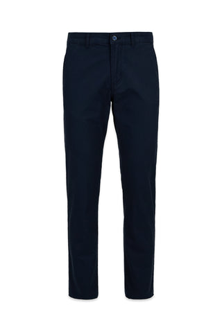 Orta Lacivert Slim Fit Dar Kesim Yan Cepli Kanvas / Chino Pantolon