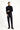Koyu Lacivert Slim Fit Dar Kesim Likralı Pileli Klasik Kumaş Pantolon