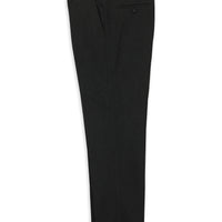 Koyu Antrasit 4 Drop Relaxed Fit Rahat Kesim Likralı Tokalı Flanel Klasik Pantolon