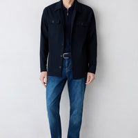 Koyu Mavi  Relaxed Fit Rahat Kesim 5 Cep Pamuklu Denim Pantolon