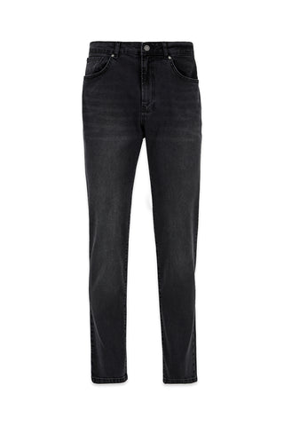  Siyah Regular Fit Standart Kesim 5 Cep Denim Pantolon