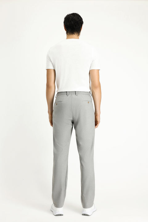 Açık Gri 6 Drop Regular Fit Standart Kesim Beli Lastikli İpli Spor Pantolon