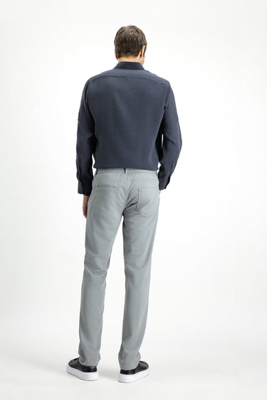  Orta Gri Slim Fit Dar Kesim Kanvas / Chino Pantolon