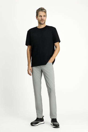 Orta Gri Slim Fit Dar Kesim Kanvas / Chino Pantolon