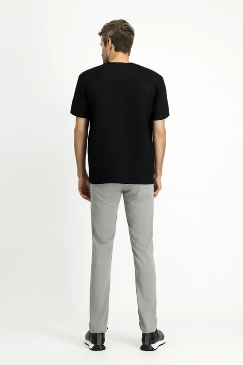 Orta Gri Relaxed Fit Rahat Kesim Kanvas / Chino Pantolon