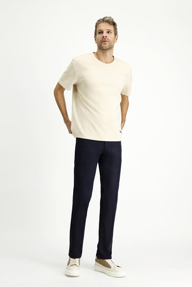 Koyu Lacivert Slim Fit Dar Kesim Kanvas / Chino Pantolon