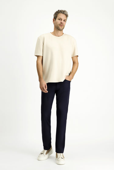  Koyu Lacivert Regular Fit Kanvas / Chino Pantolon