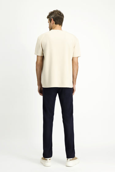 Koyu Lacivert Slim Fit Dar Kesim Kanvas / Chino Pantolon