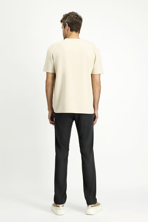 Koyu Antrasit Relaxed Fit Rahat Kesim Kanvas / Chino Pantolon