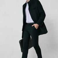 Siyah 6 Drop Regular Fit Standart Kesim 4 Mevsim Esnek Chino Spor Pantolon