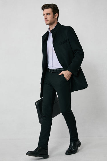  Siyah 6 Drop Regular Fit Standart Kesim 4 Mevsim Esnek Chino Spor Pantolon