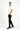 Siyah Super Slim Fit Ekstra Dar Kesim Kanvas / Chino Pantolon