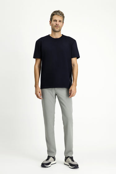 Orta Gri Regular Fit Kanvas / Chino Pantolon